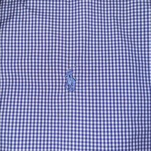 Ralph Lauren Blue  Checkered Shirt Men’s dress shirt